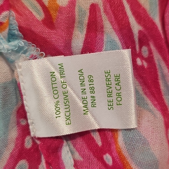 Lilly Pulitzer Breakwater Underwater Escape Luci Tunic Size XS MSRP $108 EUC - Picture 6 of 9